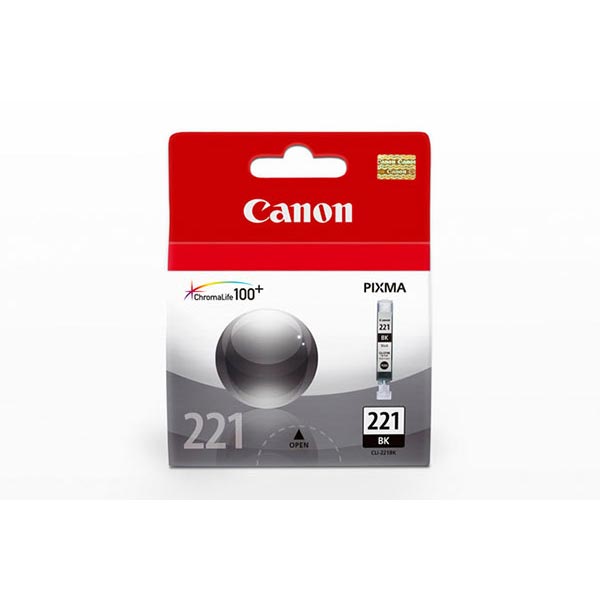 Canon 2946B001 (CLI-221BK) Black OEM Inkjet Cartridge