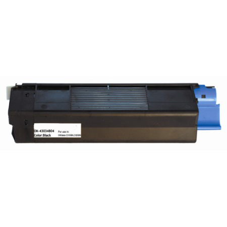Premium Quality Black Toner Cartridge compatible with Okidata 43034804 (Type C6)