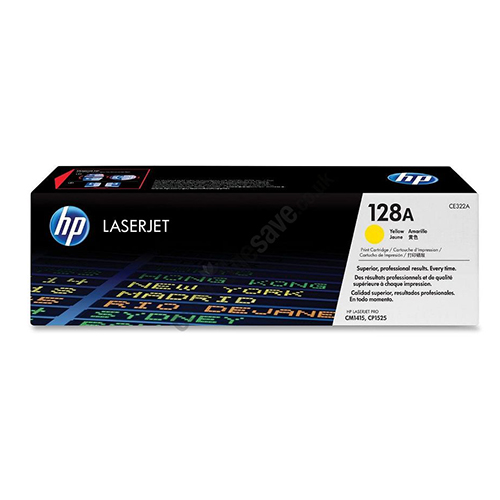 HP CE322AG (HP 128A) Yellow OEM Smart Print Cartridge