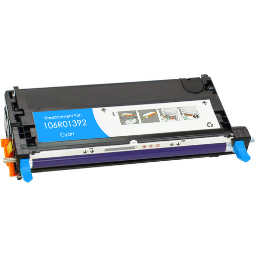 Premium Quality Cyan Laser Toner Cartridge compatible with Xerox 106R01392
