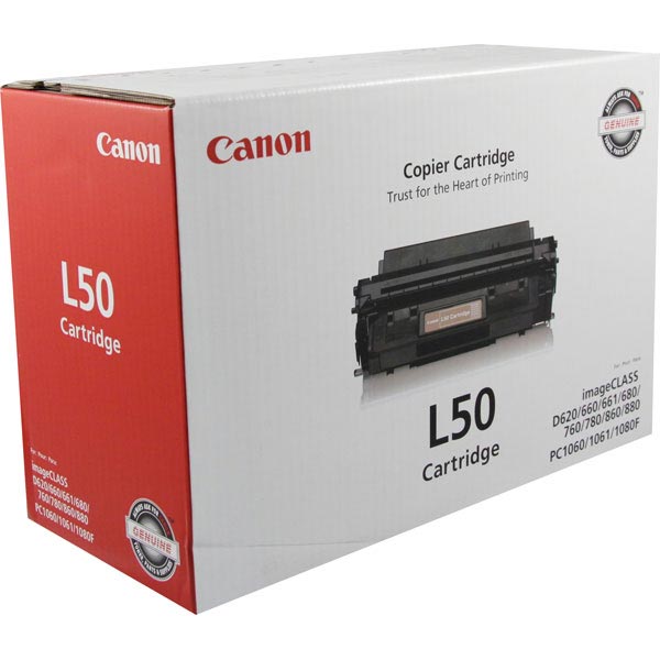 Canon 6812A001AA (Canon L50) Black OEM Copier Toner