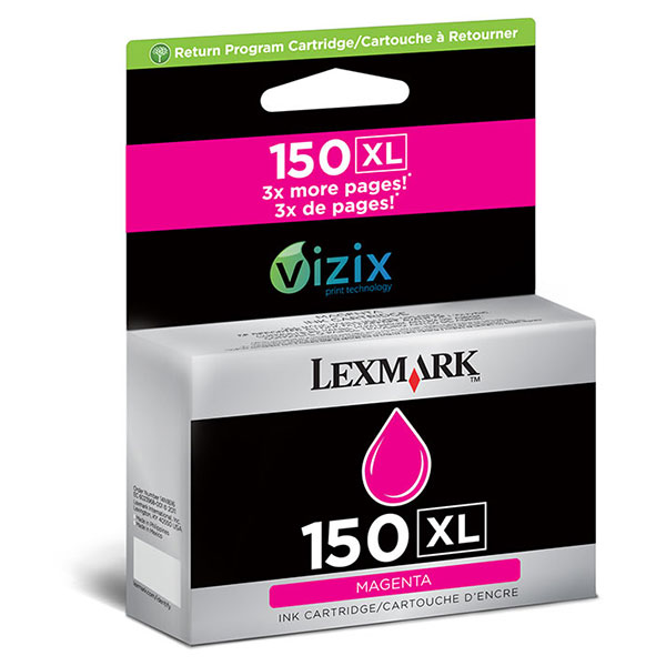 Lexmark 14N1616 (Lexmark #150XL) Magenta OEM Inkjet Cartridge