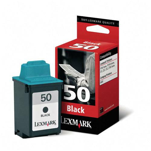 Lexmark 17G0050 (Lexmark #50) Black OEM Inkjet Cartridge