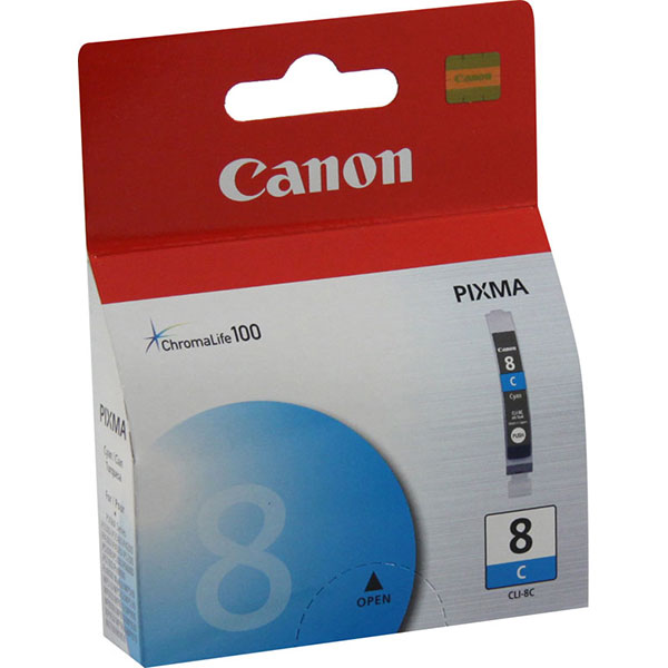 Canon 0621B002 (CLI-8C) Cyan OEM Inkjet Cartridge