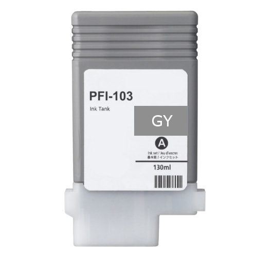 Premium Quality Gray Pigment Inkjet Cartridge compatible with Canon 2213B001AA (PFI-103GY)