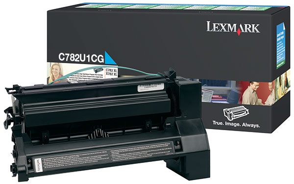 Lexmark C782U1CG Cyan OEM Extra High Yield Print Cartridge