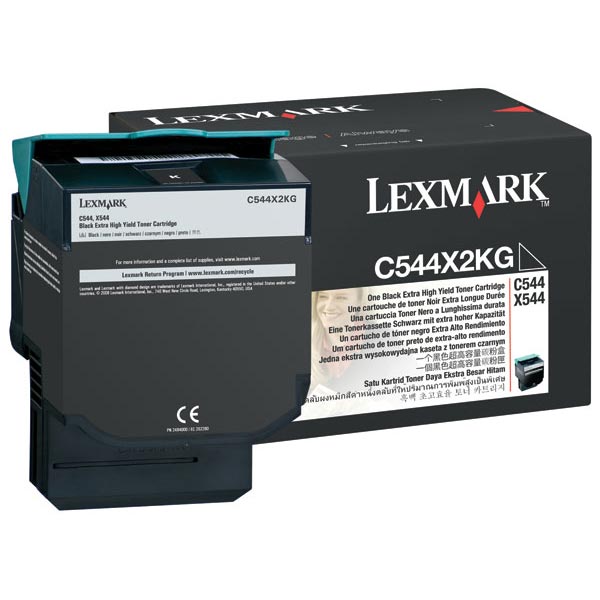 Lexmark C544X2KG Black OEM Toner Cartridge