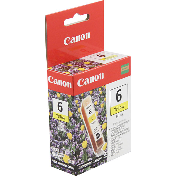 Canon 4708A003 (BCI-6Y) Yellow OEM Inkjet Cartridge