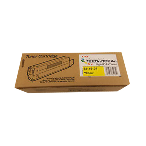 Okidata 52115104 Yellow OEM Toner Cartridge