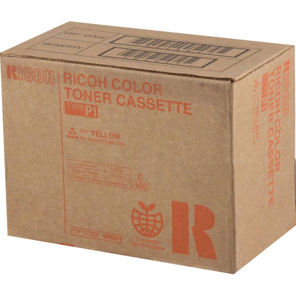 Ricoh 884901 (Type P1) Yellow OEM Laser Toner Cartridge