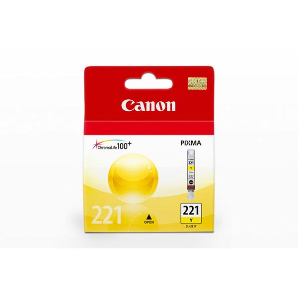 Canon 2949B001 (CLI-221Y) Yellow OEM Inkjet Cartridge