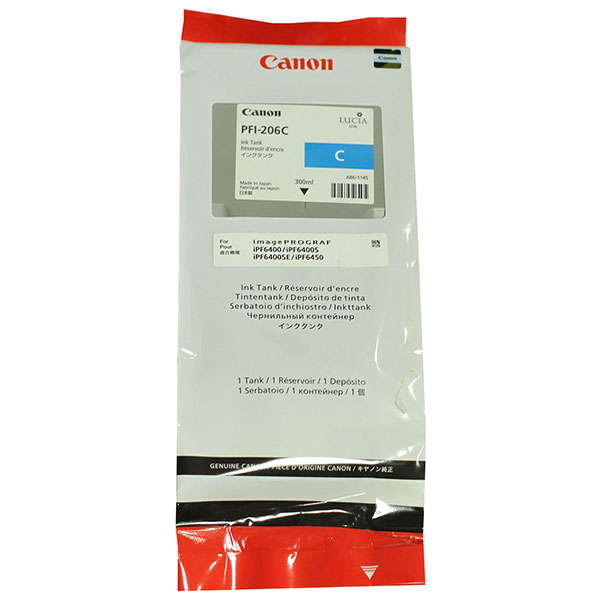 Canon 5304B001 (PFI-206C) Cyan OEM Ink Cartridge