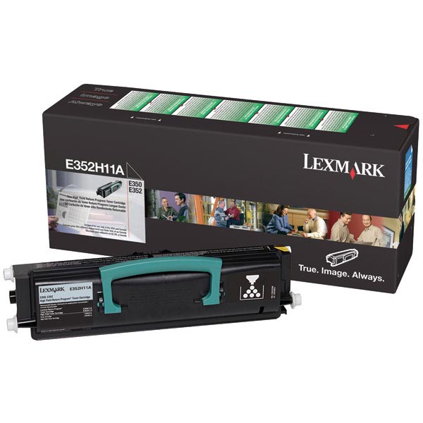 Lexmark E352H11A Black OEM Toner Cartridge