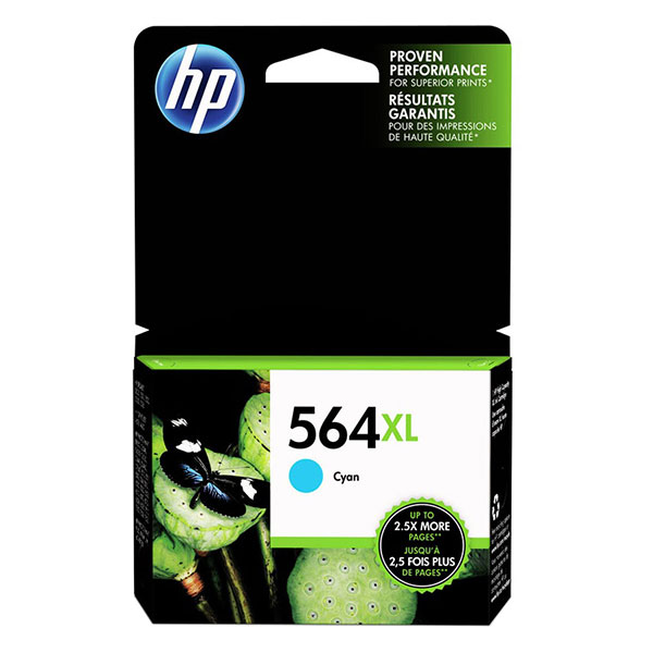 HP CB323WN (HP 564XL) Cyan OEM Inkjet Cartridge