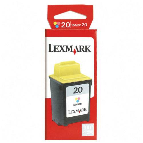 Lexmark 15M0120 (Lexmark #20) Tri-Color OEM Inkjet Cartridge