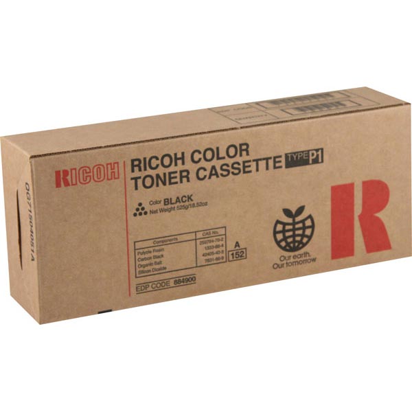 Ricoh 884900 (Type P1) Black OEM Laser Toner Cartridge
