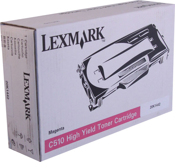Lexmark 20K1442 Magenta OEM High Yield Toner Printer Cartridge
