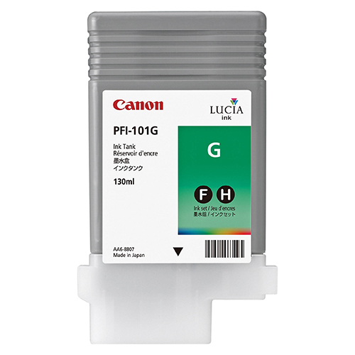 Canon 0890B001AA (PFI-101G) Green OEM Inkjet Cartridge