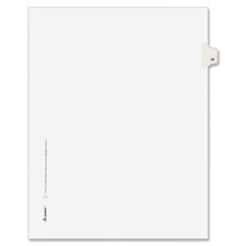 Avery Side-Tab Number Individual Legal Dividers