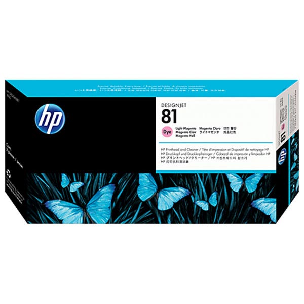 HP C4955A (HP 81) Light Magenta OEM Dye Printhead / Cleaner