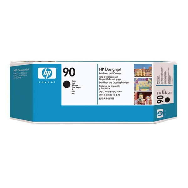 HP C5054A (HP 90) Black OEM Printhead / Cleaner