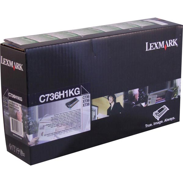 Lexmark, IBM C736H1K (24B5807) Black OEM High Yield Toner Cartridge