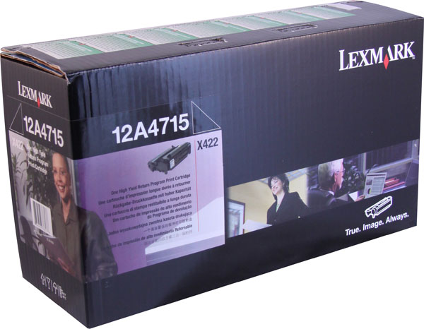 Lexmark 12A4715 Black OEM Toner Cartridge
