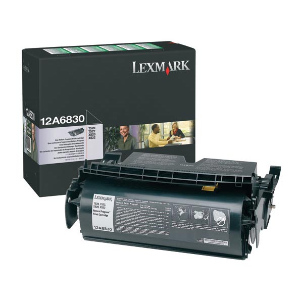 Lexmark 12A6830 Black OEM Print Cartridge