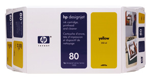 HP C4893A (HP 80) Yellow OEM Print Cartridge