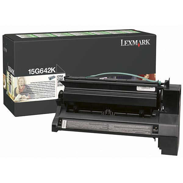 Lexmark 15G642K Black OEM High Yield Toner
