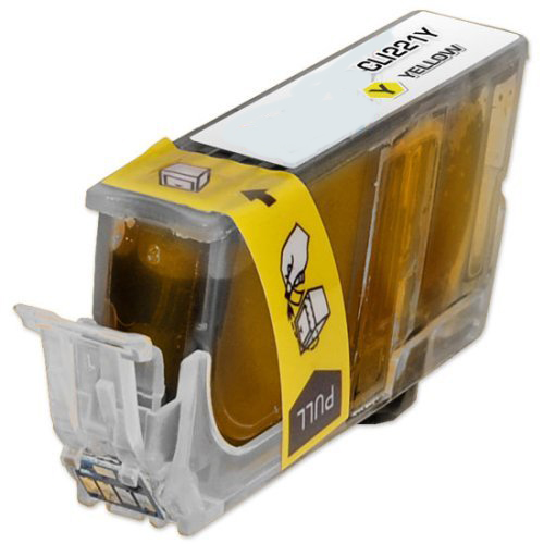 Premium Quality Yellow Inkjet Cartridge compatible with Canon 2949B001 (CLI-221Y)