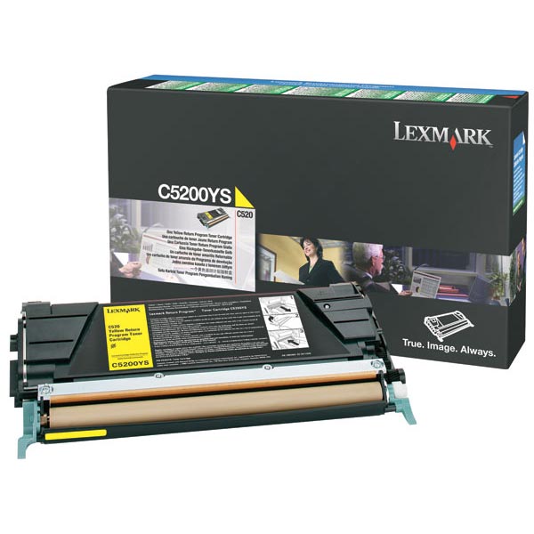 Lexmark C5200YS Yellow OEM Toner Cartridge