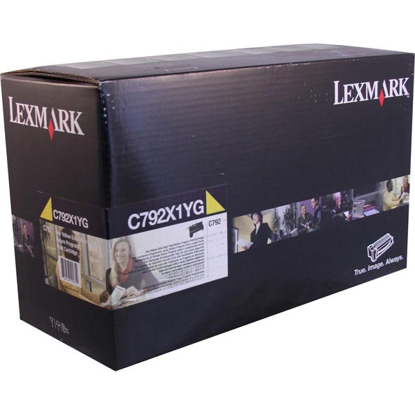 Lexmark C792X1YG Yellow OEM Extra High Yield Toner