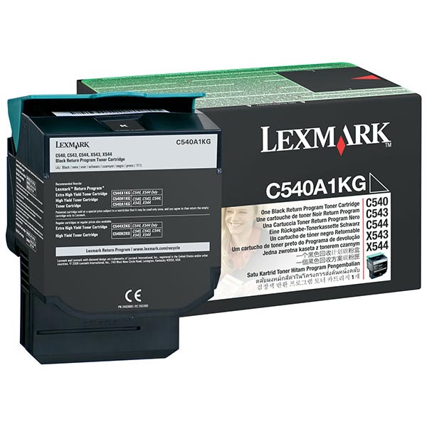 Lexmark C540A4KG Black OEM Toner Cartridge