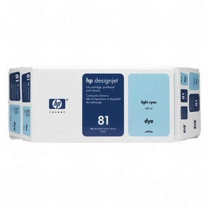 HP C4994A (HP 81) Light Cyan OEM Cartridge / Printhead / Cleaner (Value Pack)