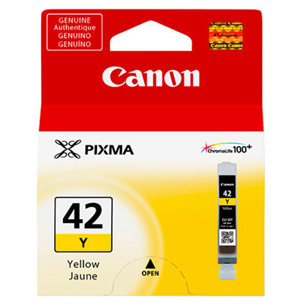 Canon 6387B002 (CLI-42Y) Yellow OEM Inkjet Cartridge