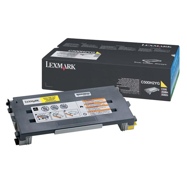 Lexmark C500H2YG Yellow OEM Toner Cartridge