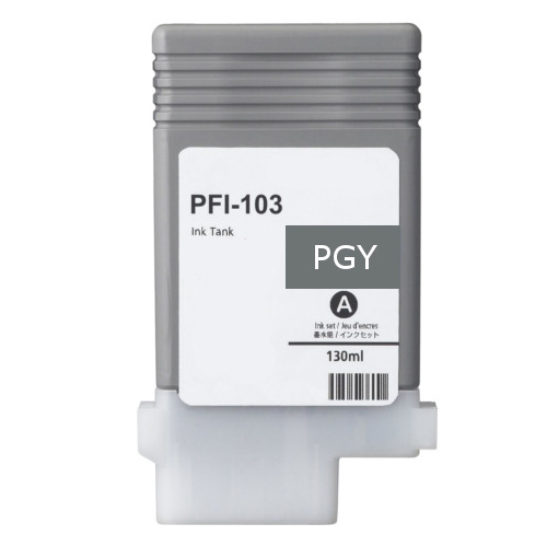 Premium Quality Photo Gray Pigment Inkjet Cartridge compatible with Canon 2214B001AA (PFI-103PGY)