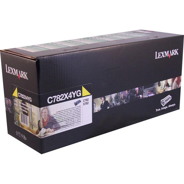Lexmark C782X4Y Yellow OEM Extra High Yield Toner Cartridge