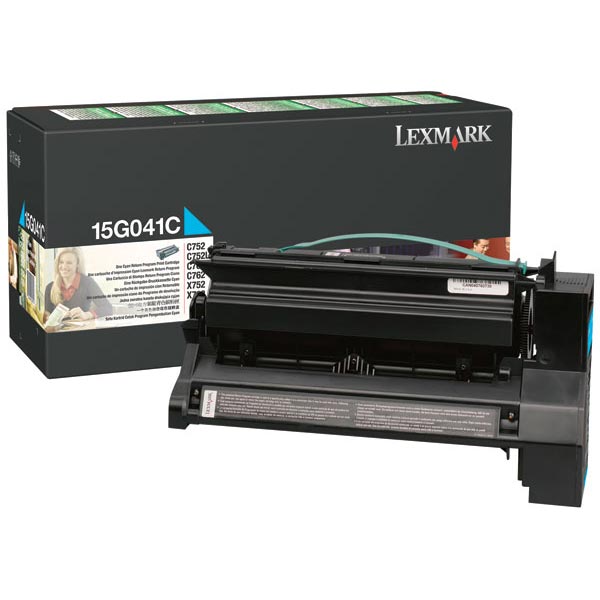 Lexmark 15G041C Cyan OEM Print Cartridge