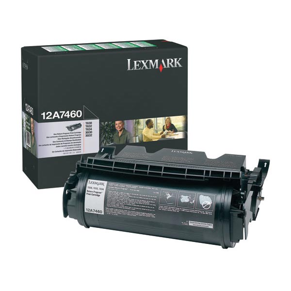Lexmark 12A7460 Black OEM Toner Cartridge