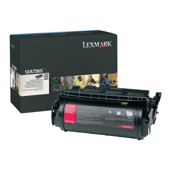Lexmark 12A7365 Black OEM Toner Cartridge