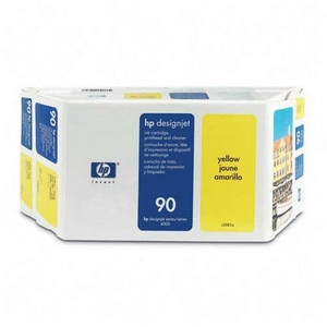 HP C5081A (HP 90) Yellow OEM Ink Cartridge (Value pack)