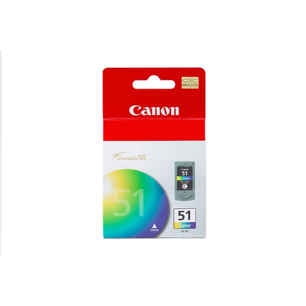 Canon 0618B002 (CL-51) Tri-Color OEM Inkjet Cartridge