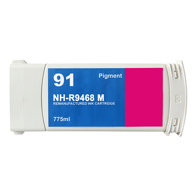 Premium Quality Magenta Inkjet Cartridge compatible with HP C9468A (HP 91)