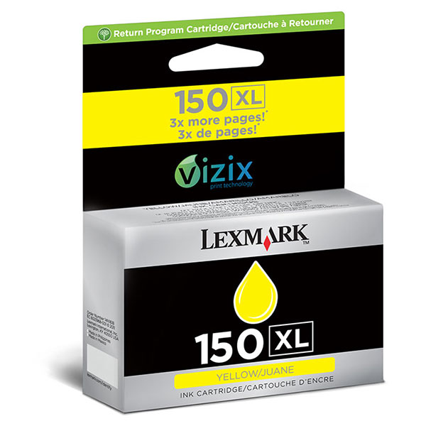 Lexmark 14N1618 (Lexmark #150XL) Yellow OEM High Yield Ink Cartridge