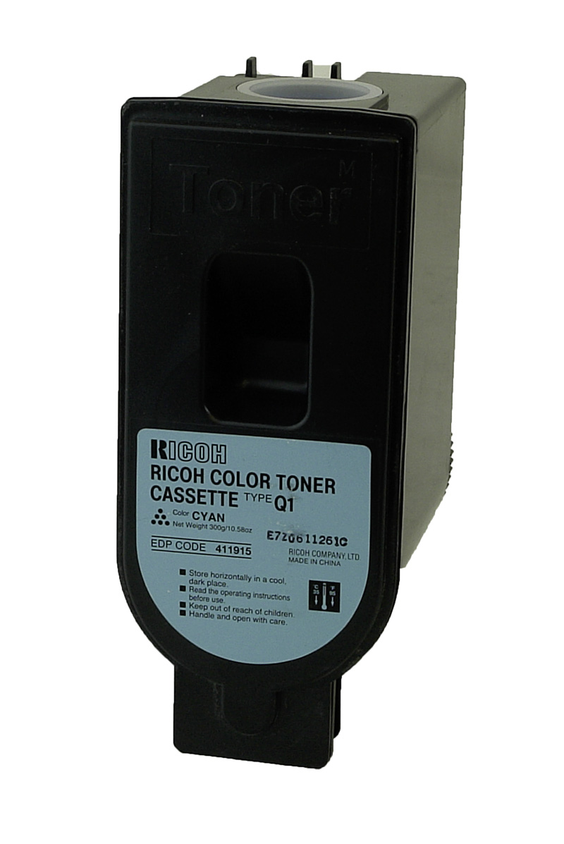 Ricoh 411915 (Type Q1) Cyan OEM Toner Cartridge