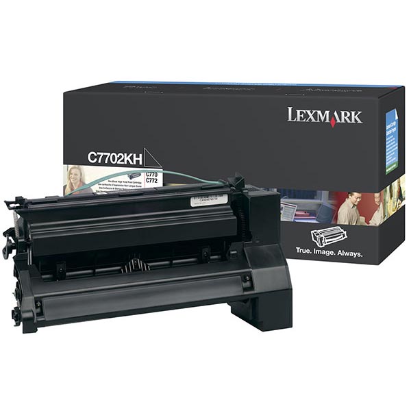Lexmark C7702KH Black OEM High Yield Print Cartridge