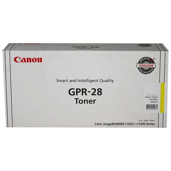 Canon 1657B004AA (GPR-28) Yellow OEM Toner Printer Cartridge