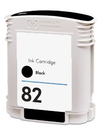 Premium Quality Black Inkjet Cartridge compatible with HP CH565A (HP 82)